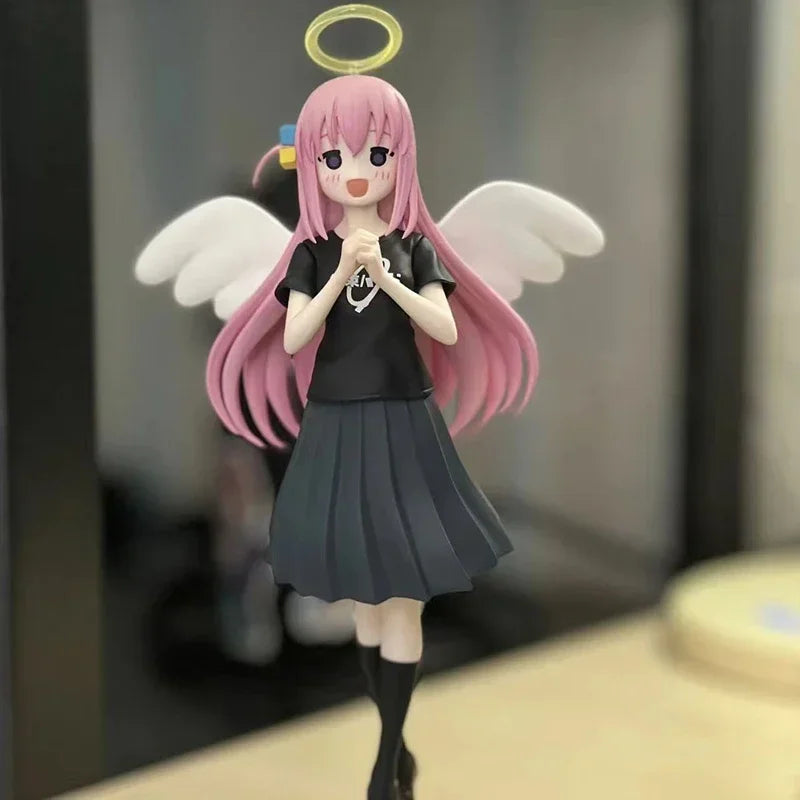 Anime Dolls Bocchi The Rock Manga Figurine Angel Gotoh Hitori Figure Kawaii Girls Model PVC Collection Decoration Room Toys Gift