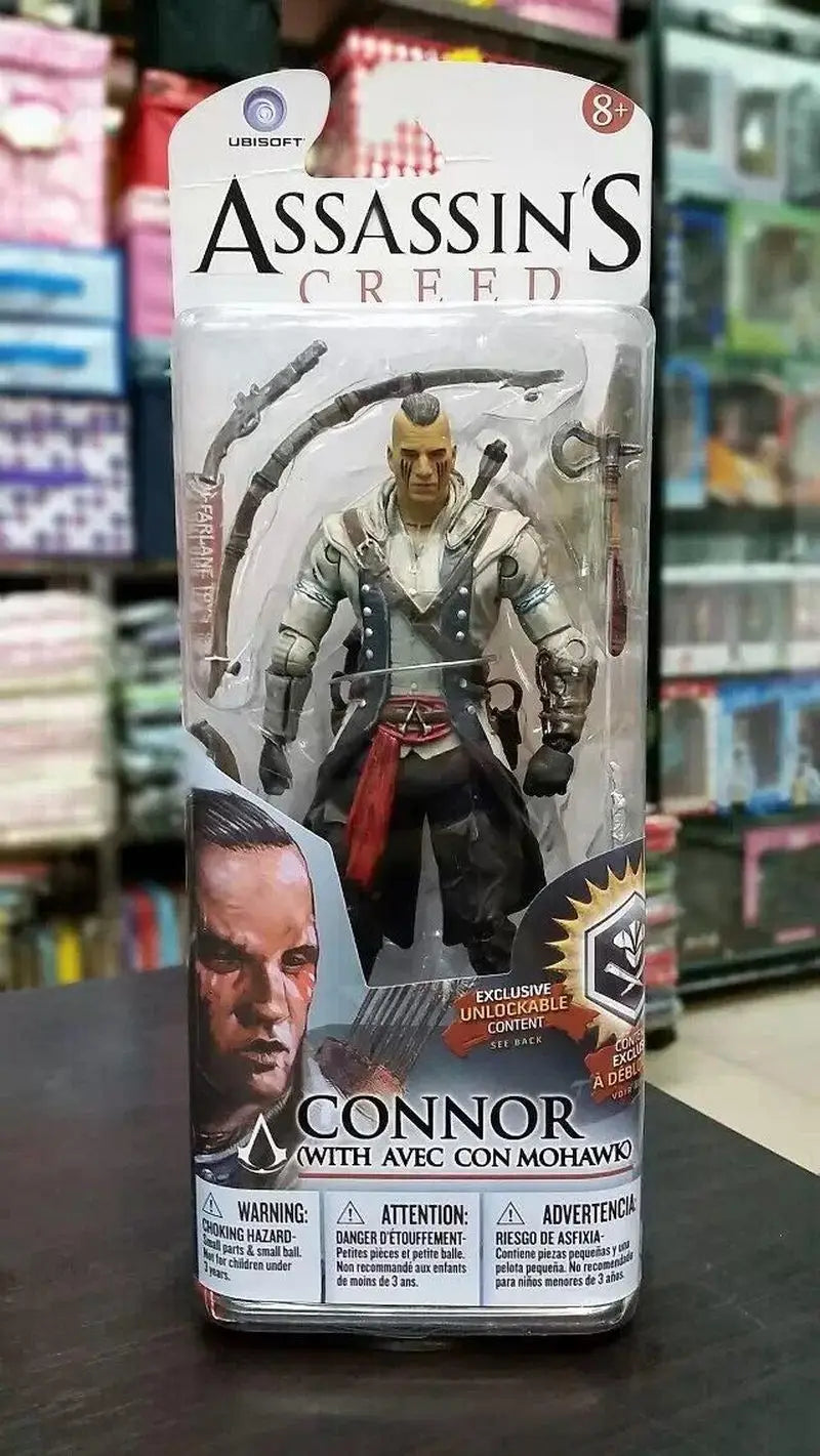 New 15cm Action Figure Model Toys Assassin's Creed Connor Haytham Edward Kenway 6 Inch Pvc Soilders Toy For Boys Kids Gift Play