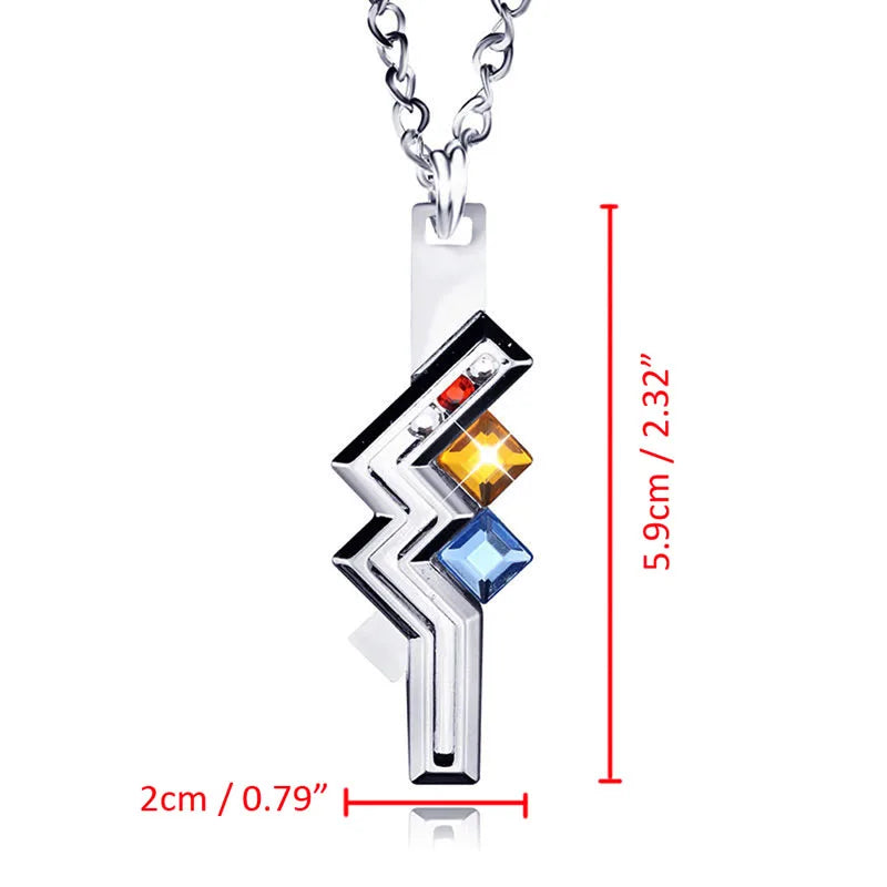 Final Fantasy XIII 13 Lightning Necklace Pendant Chain Anime Cosplay Collectible