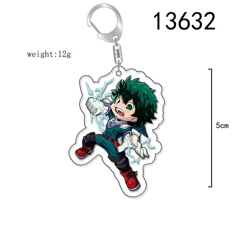 My Hero Academia Anime Izuku Katsuki All Might Ochako Tenya Shouto Eijirou Tsuyu Tomura Denki Hizashi Eijiro Endeavour Keychain