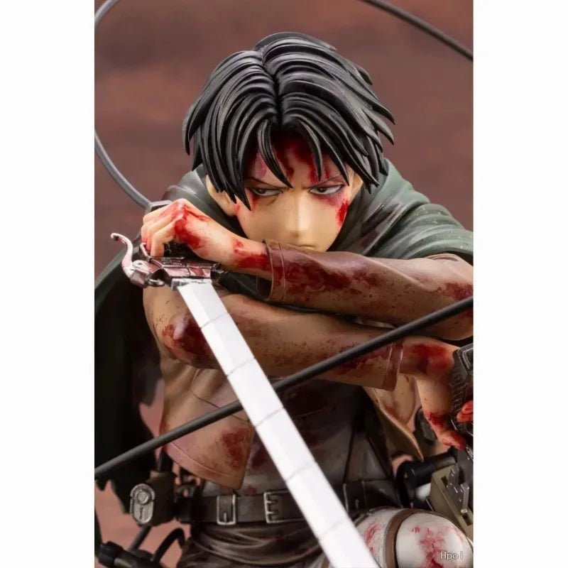 Genuine Goods in Stock Kotobukiya Levi Ackerman ARTFX J Attack on Titan Fortitude Anime Portrait Model Toy Collection Doll Gift