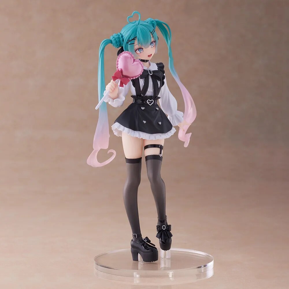 IN Stock Taito Vocaloid Hatsune Miku Fashion Figure Subculture Original Kawaii Doll Anime Figure Pvc Model Collectible Toys Gift