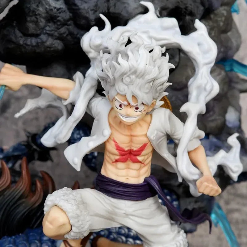 One Piece Anime Nika Luffy 57cm Large Figures Gear Monkey D Luffy Vs Kaido Action Figure Pvc Model Collection Statue Toys Gift