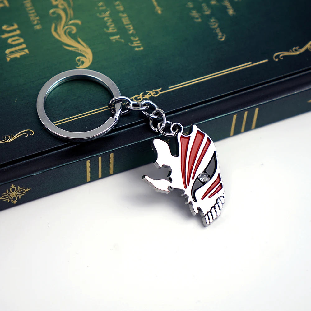 Anime Bleach Keychain Kurosaki Ichigo Key Chain Keyring Keychains for Men Women Anime Accessories Car Key Ring Pendant llaveros