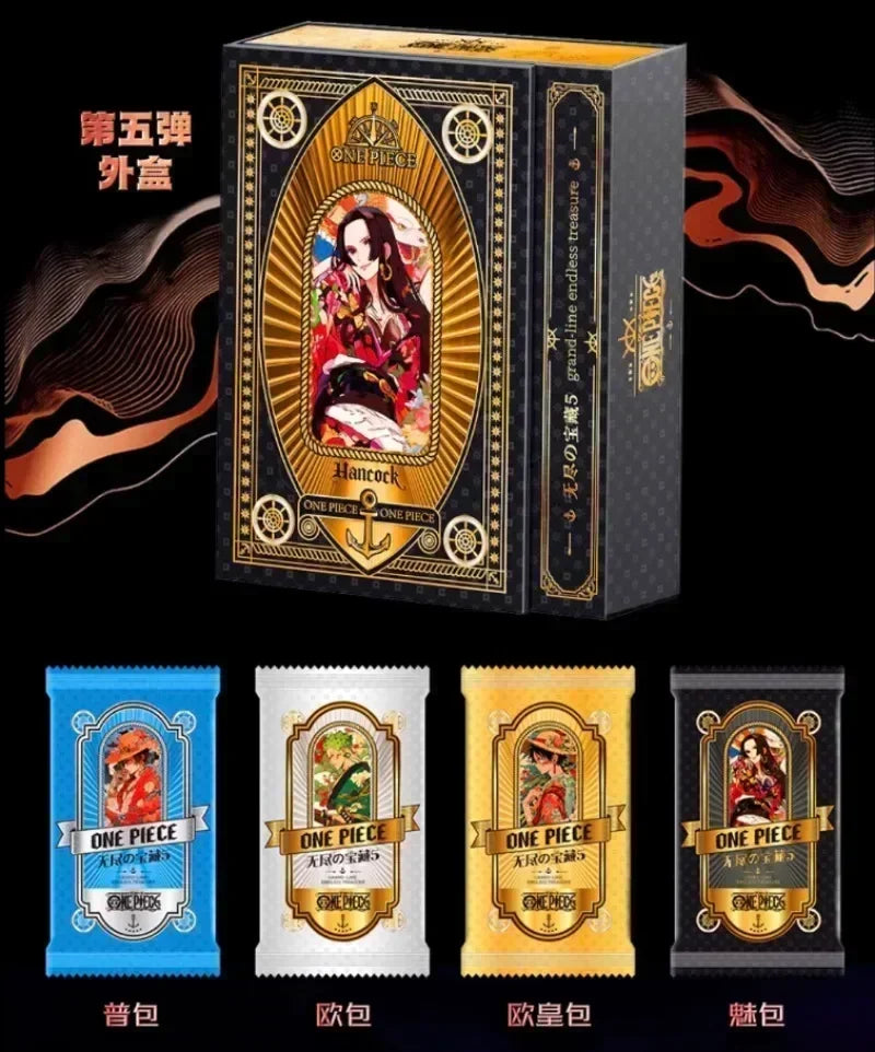 New Genuine One Piece Endless Treasure 4 Anime Collection Card Booster Box Series Rare SXR SSP Card Toy Children's Birthday Gift