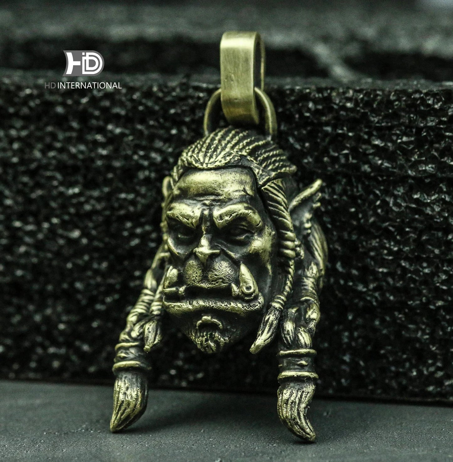 World of Warcraft Durotan Pendant, Warrior Pendant,orc necklace WoW game