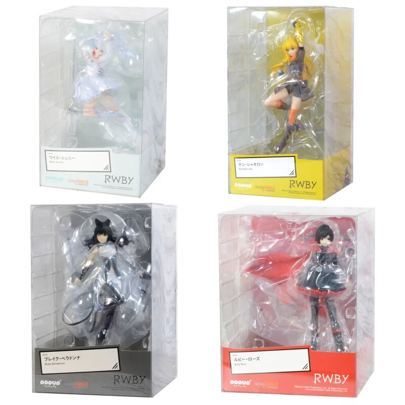 GSC Original Pop Up Parade RWBY Blake Belladona Ruby Rose Yang Xiao Long Weiss Schnee 17cm figuras de Chica de anime modelo muñeca Juguetes