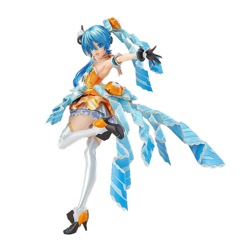 Max Factory Hatsune Miku Project DIVA-2nd VOCALOID Orange Blossom Ver PVC Action Figure Anime Model Toys Collection Doll Gift