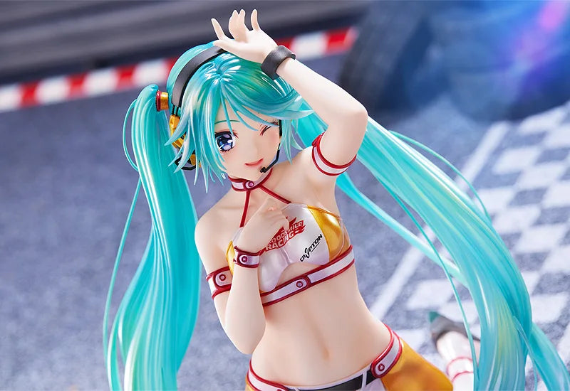 Original GSC Hatsune Miku Project GT Racing Miku 2010 Vocaloid Figure Kids toy Christmas gift