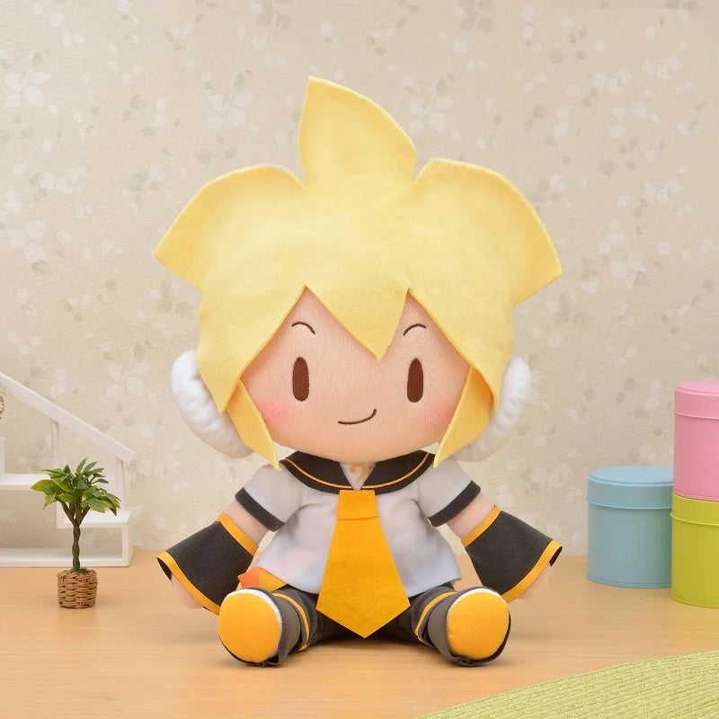 20-30cm Anime Original Plush Cartoon Hatsune Miku Plush Toys Kawaii Vocaloid Kagamine Len Kagamine Rin Plush Toy Collection Gift