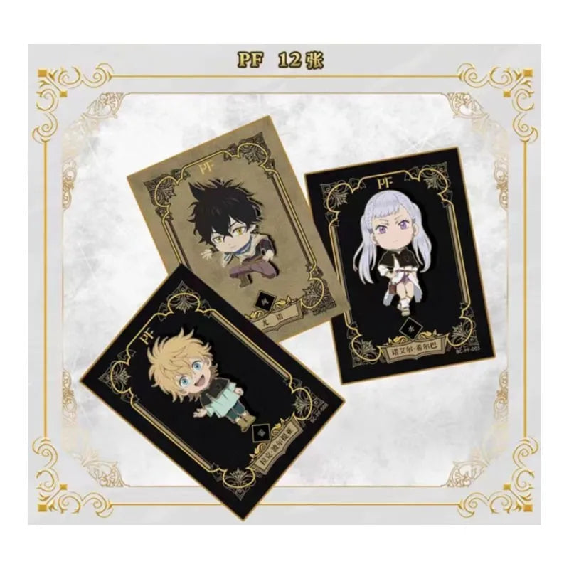 Wholesale Price 12/24/36 Boxes Black Clover Collection Card Japanese Anime figure Booster Box For Children Gift