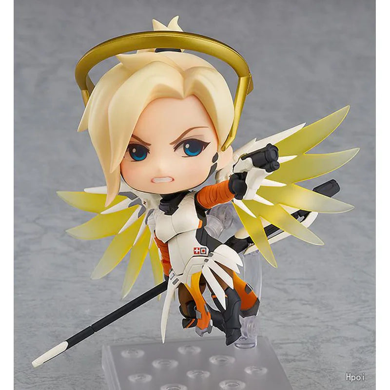 GSC Good Smile NENDOROID 790 790b Angela Ziegler OVERWATCH Lovely Collection Originality Desktop Decoration Model Toy Gift