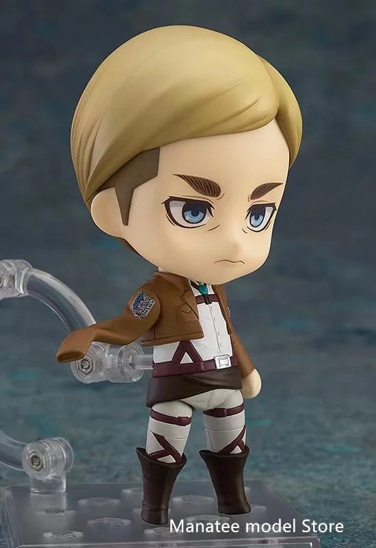 Good Smile Original :Anime Attack on Titan Erwin Smith Q version figma PVC Action Figure Anime Figure Model Toys Figure Gift