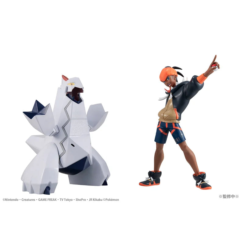 In Stock Original MegaHouse G E M Series Pokémon Shield Raihan Duraludon Collectible Model Genuine Anime Figure Kawaii Toys Gift