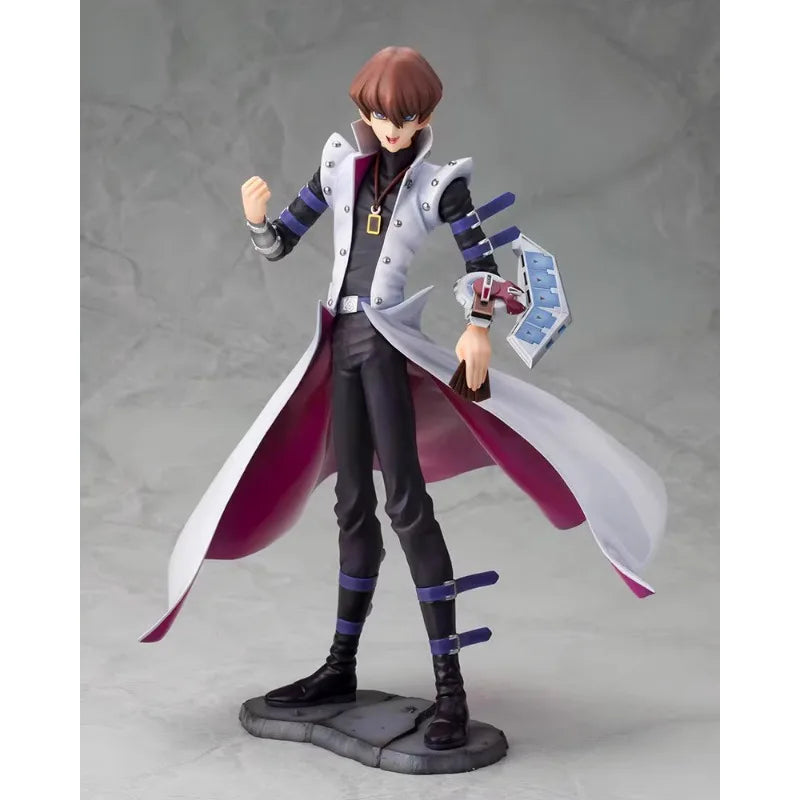 Original Kotobukiya ARTFX J Yu-Gi-Oh! Duel Monsters Duel of Fate Yami Yugi Kaiba Seto Anime Action Figure Model Doll Collection