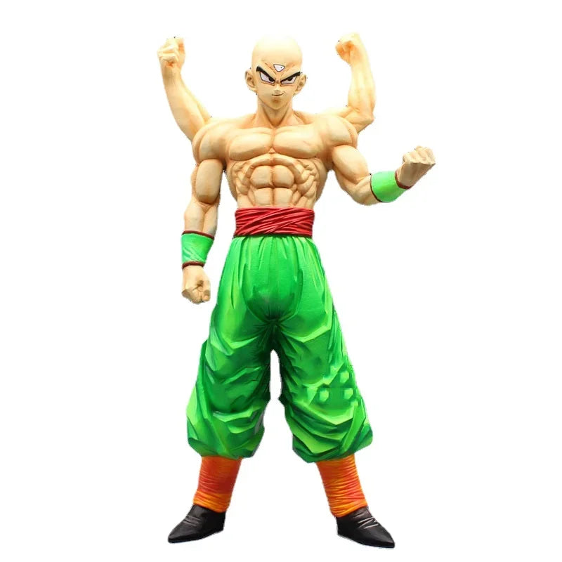 Anime Dragon Ball Z Four Demon Fist Tien Shinhan Crane Immortal Tenkai Ichibu Dokai 30cm Collection Statue Model Toys Gifts