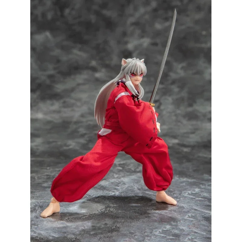 In Stock GT Model Inuyasha 1/12 Sesshoumaru Anime Model Action Figure SHF Toys Collection Hobby Gift