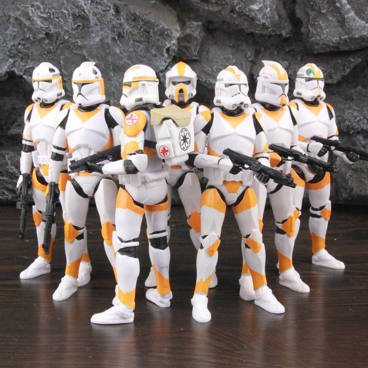 Star Wars 104th 212th 442nd 332nd 501st 6" Action Figure ARC ARF Trooper Shock Asohka Commander Phase 2 Episode II Clone Toys