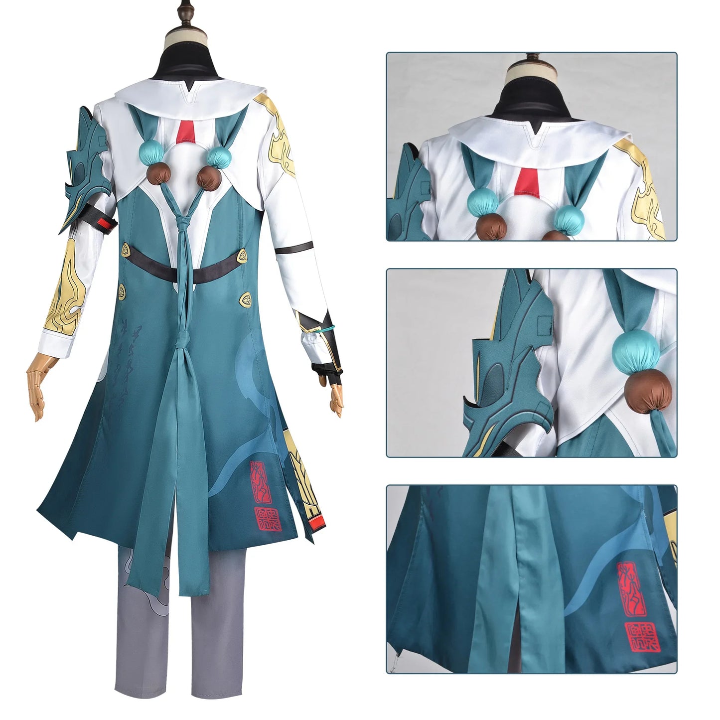 Anime Game Honkai Star Rail Dan Heng Cosplay Plus Size XXXL Uniform Men Imbibitor Lunae Costume Wig Cos Suit Halloween Props