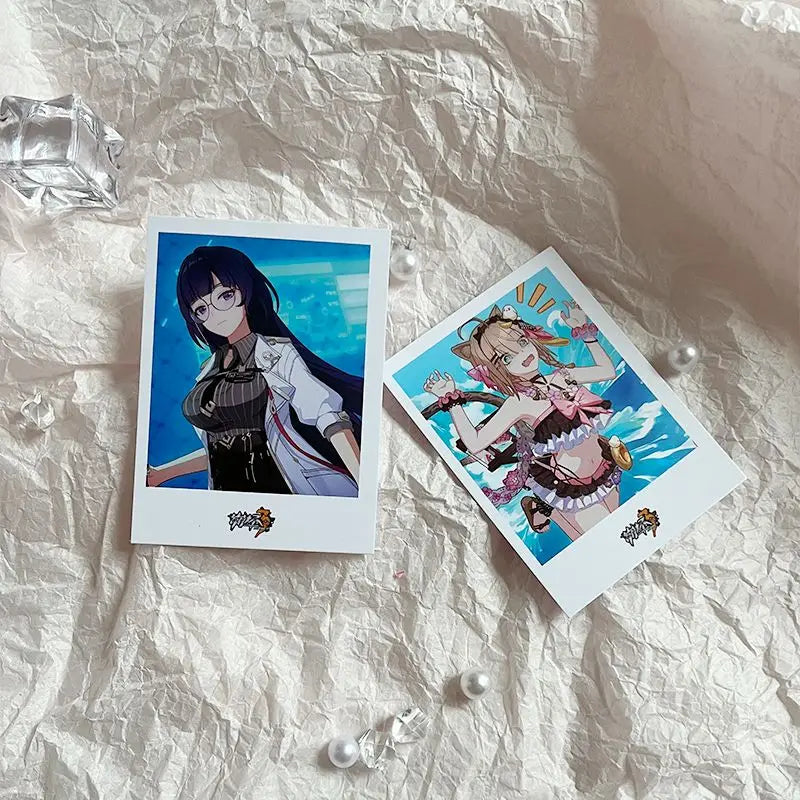 Honkai Impact 3-40 unids/set Valkyrie 5,8x7,8 cm Lomo Card Photocard HD impreso pequeño álbum tarjetas fotográficas para colección de Fans postal