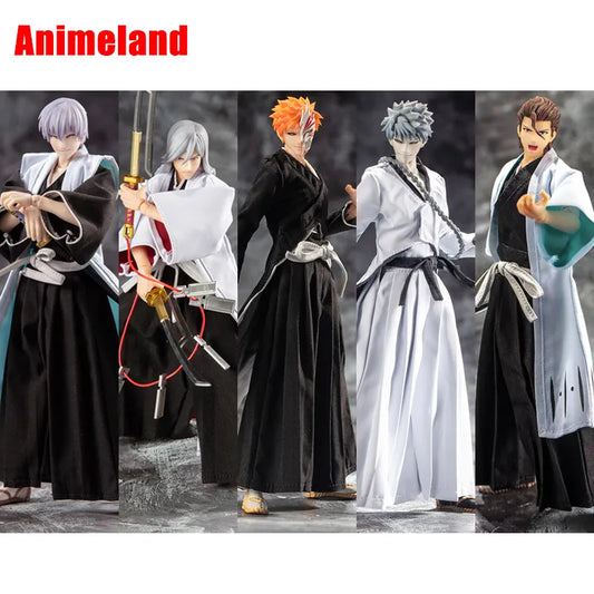 In Stock Dasin/Great Toys/GT Bleach Kurosaki Ichigo Aizen Sousuke Ukitake Jushiro Ichimaru Gin 18cm/7inch 1/10 SHF Action Figure