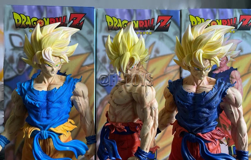 43CM Dragon Ball Z Figure Majin Vegeta Son Goku Namek Figurine Action Figures GK Statue Collection Model Toys for Children Gifts