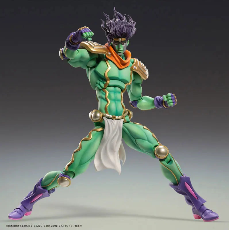 Estatua de súper acción de 25cm, figura de Anime BIG Star Platinum/Jotaro Kujo, JoJo's Bizarre Adventure Part.III, muñecos de acción, Juguetes