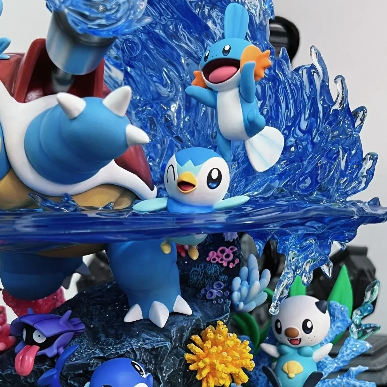 33cm Pokemon Egg Squirtle Blastoise PokéMon Water Type Family Bucket Gk Figure Animation Peripheral Model Toys Ornaments Gifts