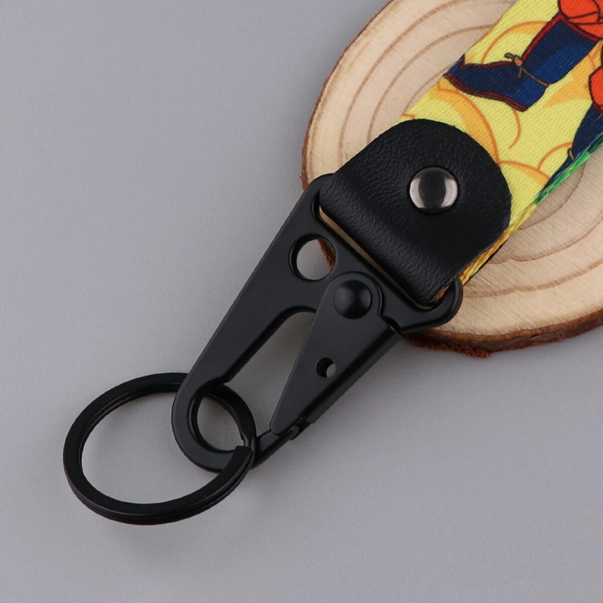 Cool Stuff Anime Keychain Eagle Beak Keyrings Short Lanyard Strap For Keys Bags Phone Pendant Badge Holder Fashion Accessories