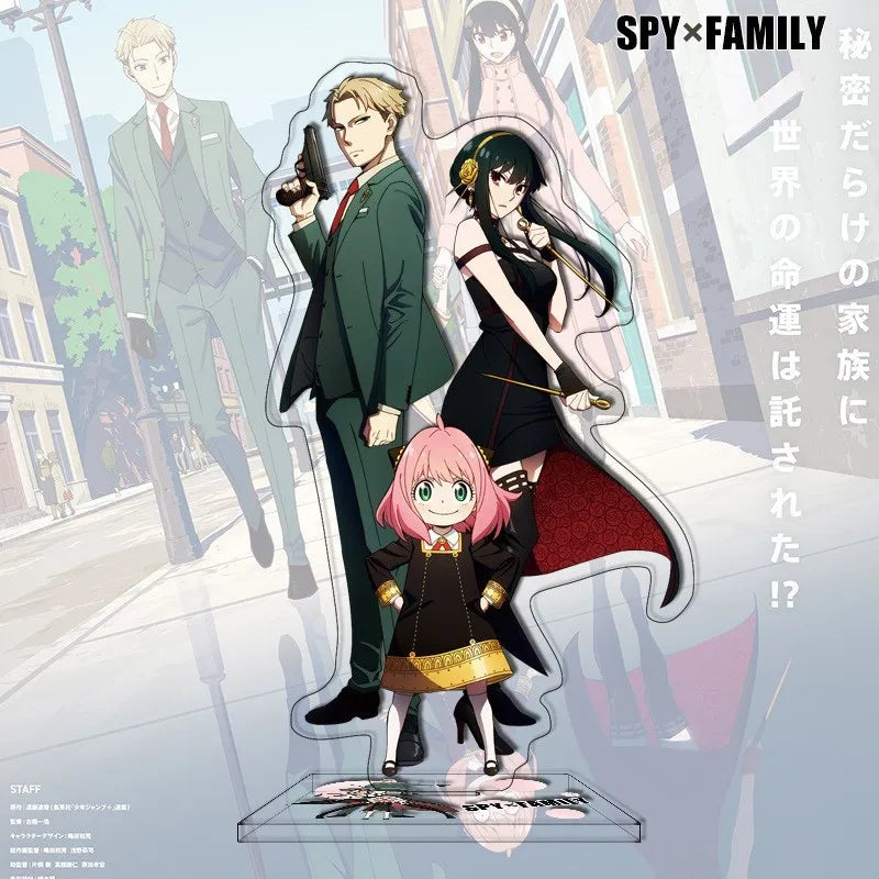 Figura de acción de Anime Spy X Family Loid Anya Yor, modelo de soporte, personaje de dibujos animados Cospaly, cartel acrílico de pie, regalo para fanáticos del juguete