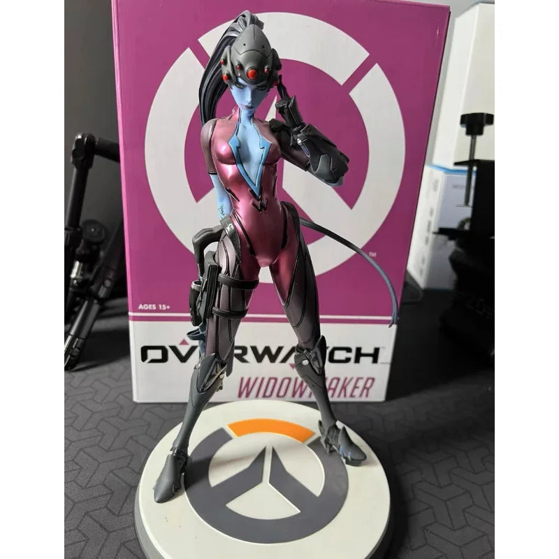 In Stock 100% Original Overwatch Action Figures Widowmaker Statue Anime Figure PVC Collectible Model Toys Ornaments Desktop