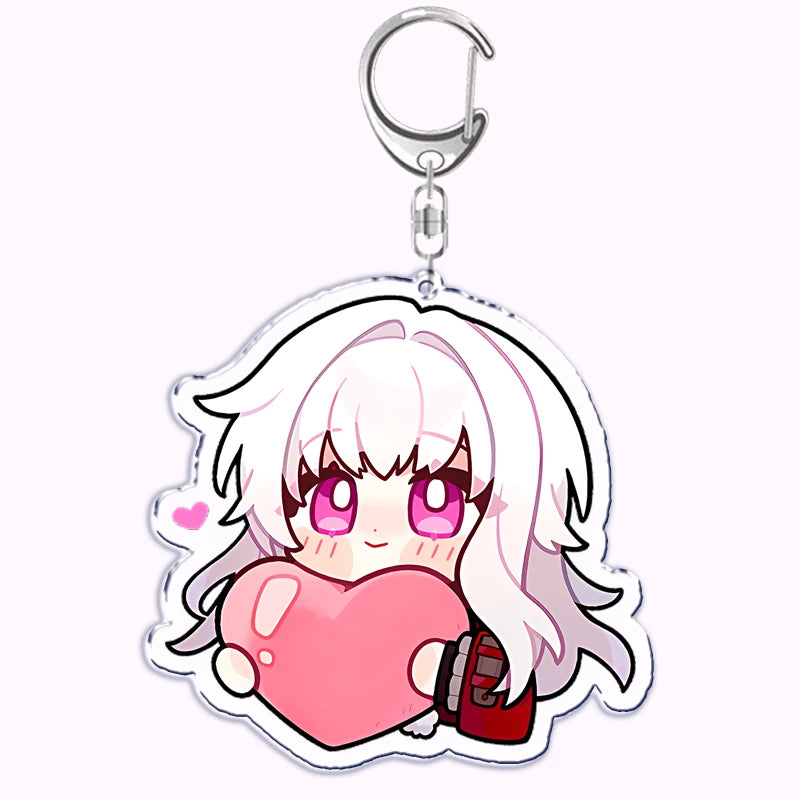 New Mihoyo Game Honkai Star Rail Keychain for Accessories Bag Impact 3rd Anime Pendant Key Chain Ring Keychains Jewelry Gifts