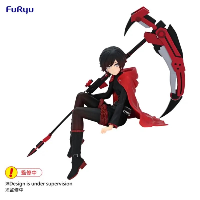 Original FuRyu RWBY Ruby Rose PVC Anime figura de acción modelo de figuras de juguete