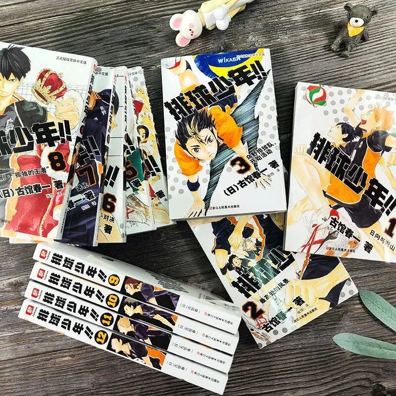 Haikyuu!! volleyball comic book/youth friendship sports sweat dream/Japanese comics/a set of 24 books