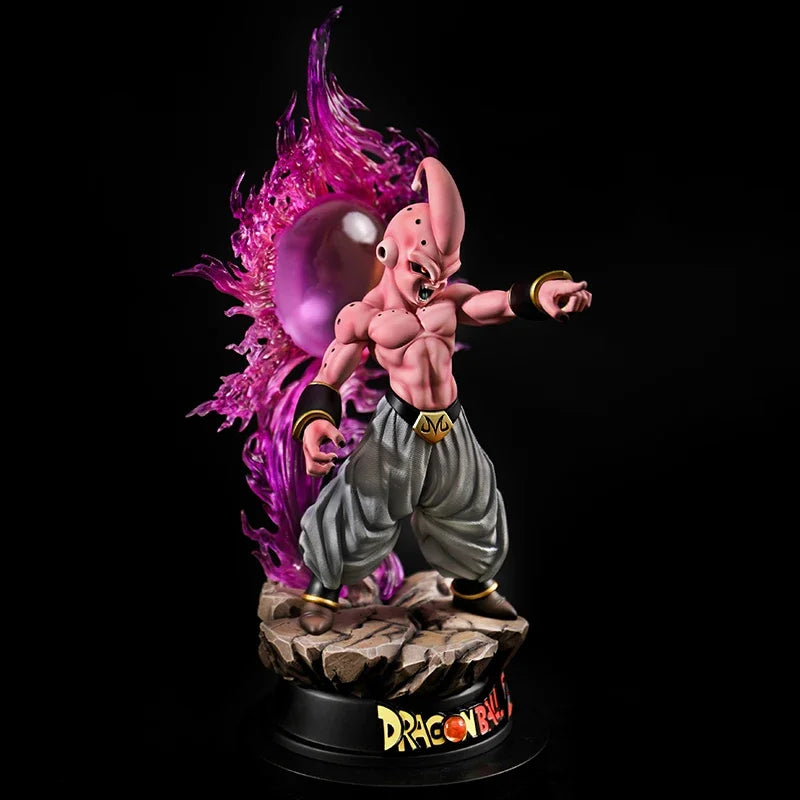 37cm Dragon Ball Z Figure GK Majin Buu with Led Light Action Figures Anime PVC Model Toys Statue Ornaments Dolls Gifts