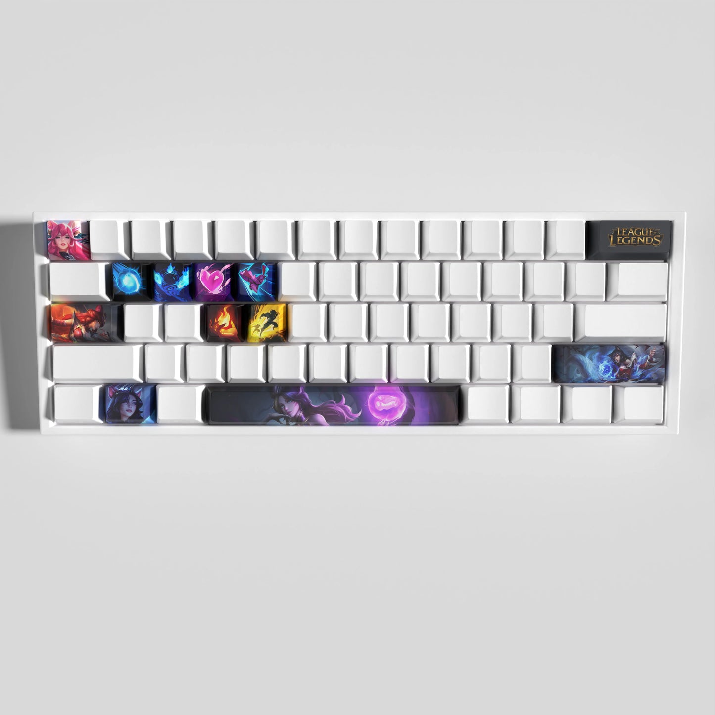 Ahri keycaps League of Legends keycaps  game keycaps OEM Profile 12keys PBT dye sub keycaps