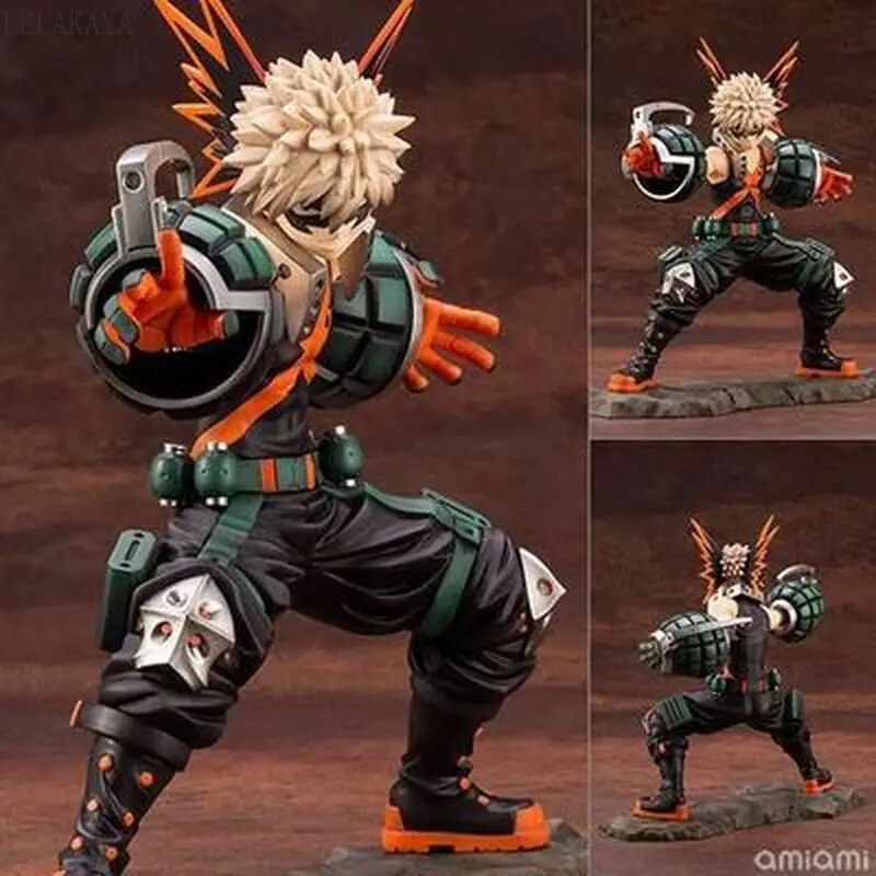 Anime 22,5 cm My Hero Academia Bakugo Katsuki ARTFX J estatua escala 1/8 PVC colección de figuras de acción modelo juguetes muñeca envío gratis