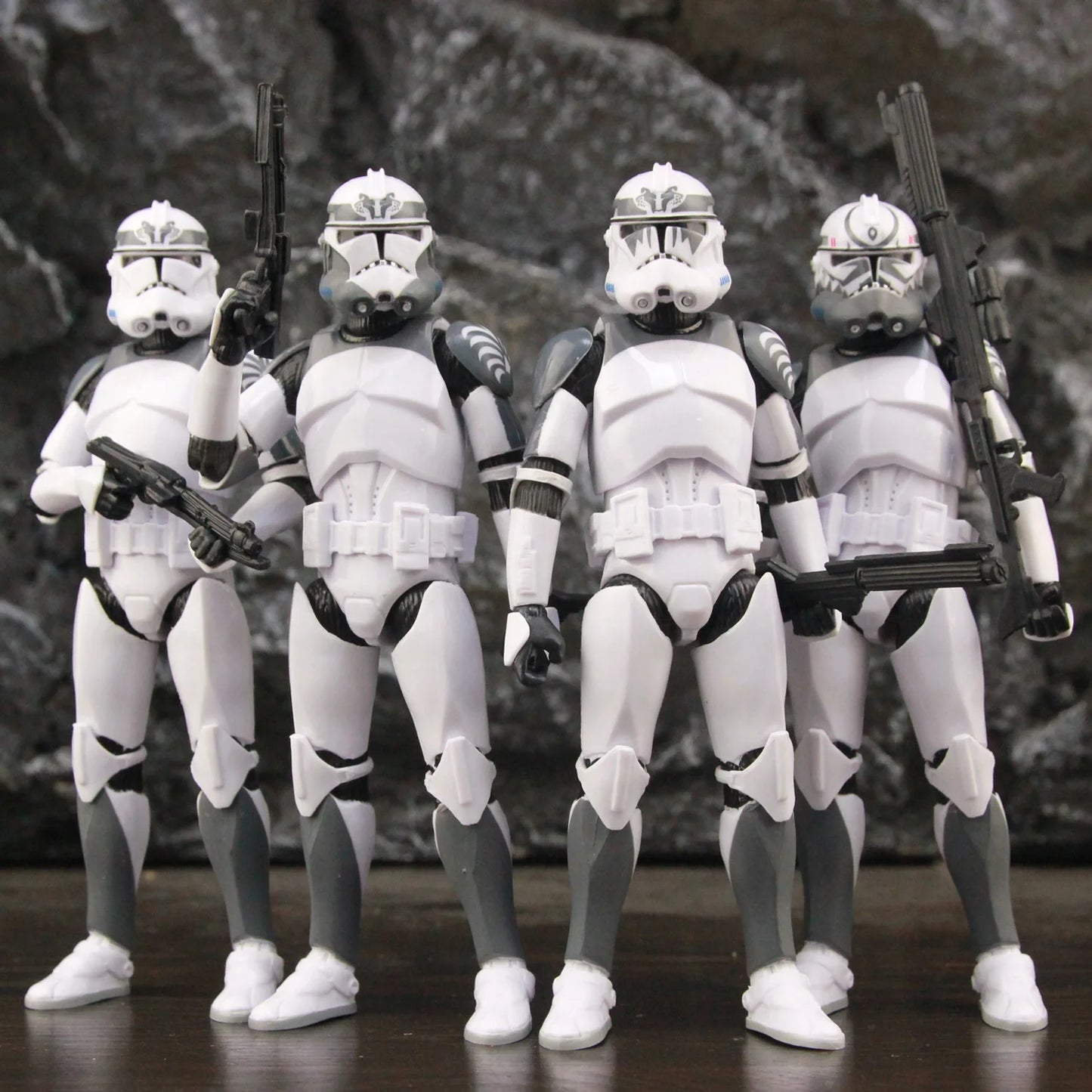 Star Wars 104th 212th 442nd 332nd 501st 6" Action Figure ARC ARF Trooper Shock Asohka Commander Phase 2 Episode II Clone Toys