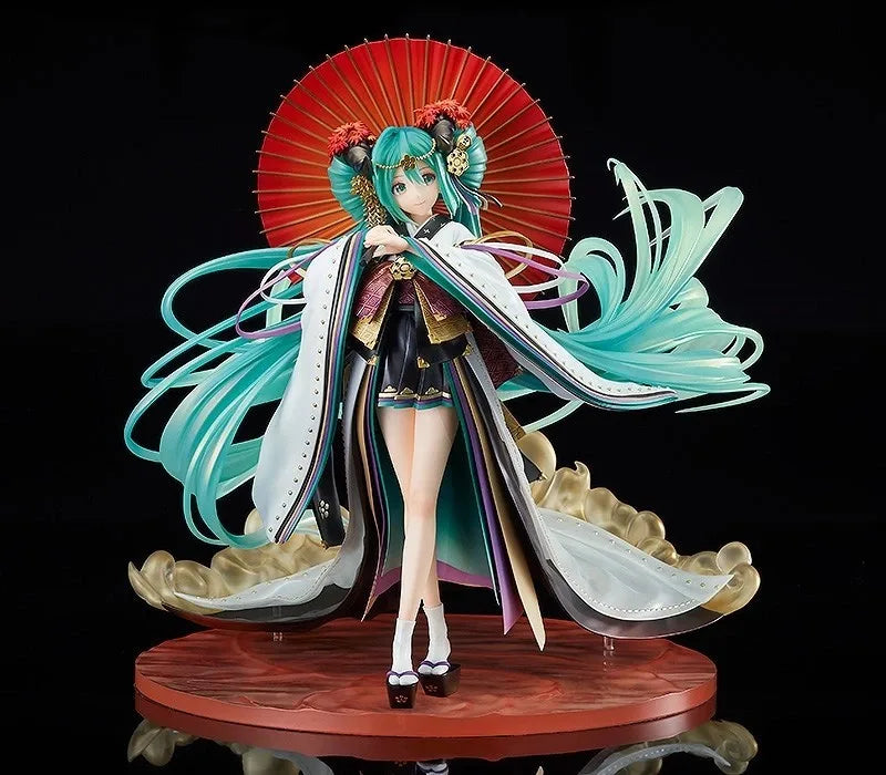 In Stock Original GSC VOCALOID Hatsune Miku Land of the Eternal PVC Anime Figure Action Figures Model Toys