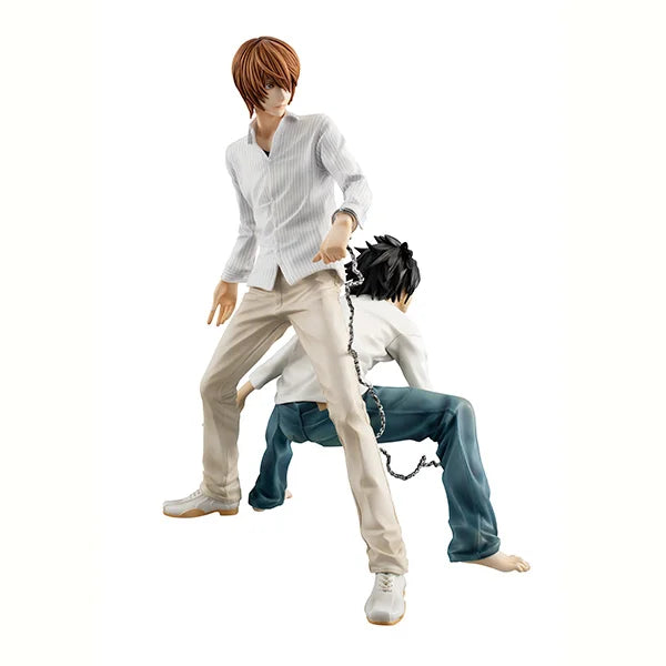 MegaHouse GEM DEATH NOTE Yagami Light L MH Official Authentic Figures Anime Gifts Collectible Models Toys Halloween Ornaments