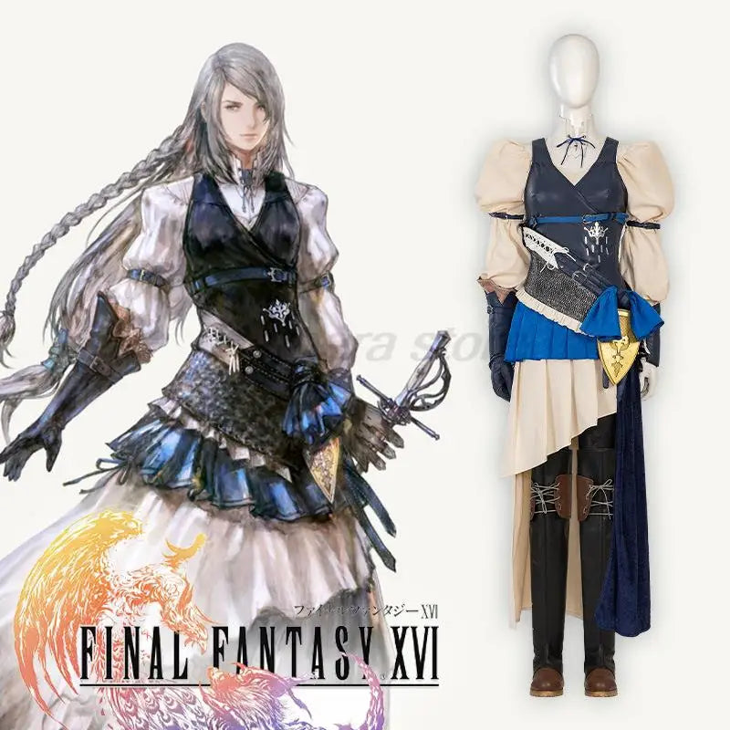 Game Final Fantasy XVI FF16 Jill Warrick Young Adult Cosplay Costume Halloween Anime Clothes Anime Figure Disfraz