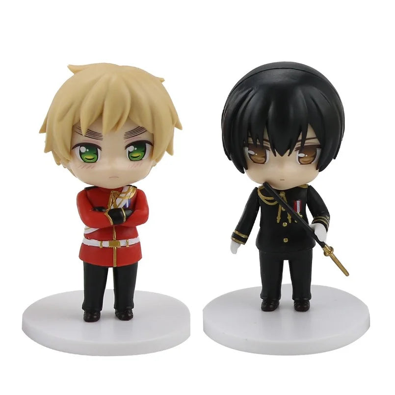 5 unids/set Hetalia Axis Power Anime figura Feliciano Vargas Hetalia estrellas del mundo PVC figura de acción 9CM colección modelo muñeca de juguete