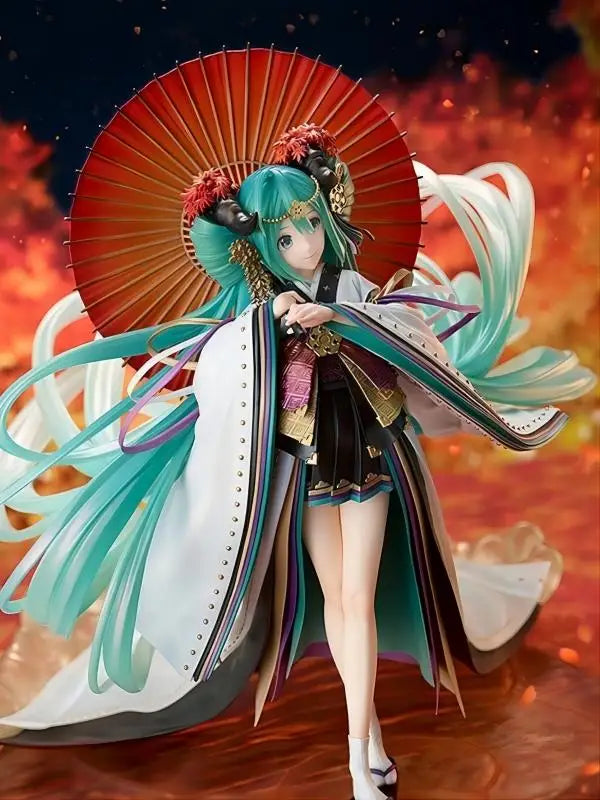 In Stock Original GSC VOCALOID Hatsune Miku Land of the Eternal PVC Anime Figure Action Figures Model Toys