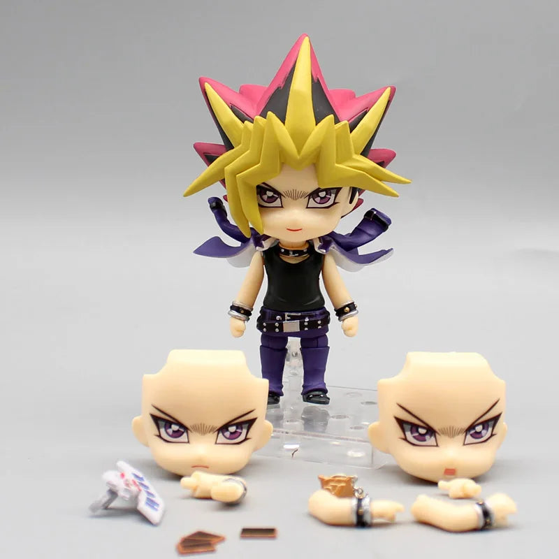 10cm Yu-gi-oh! 1596 1069 Figure Black Magician Girl Yugi Muto Anime Action Figures Yugioh Pharaoh Atum Figurine Model Doll Toy