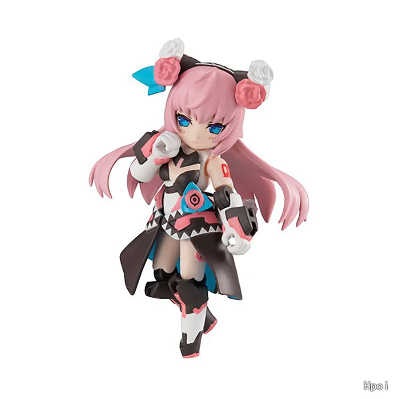 Original Genuine MegaHouse DESKTOP ARMY Hatsune Miku Megurine Luka Kagamine Rin 1/1 8cm Authentic Model Character Action Toy