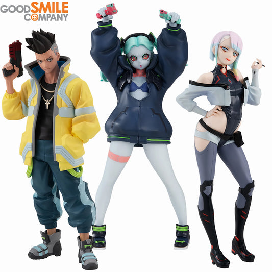 Original Good Smile POP UP PARADE Cyberpunk Edgerunners Rebecca David Lucy Action Figure Toys 17cm Anime PVC Model Xmas Gift