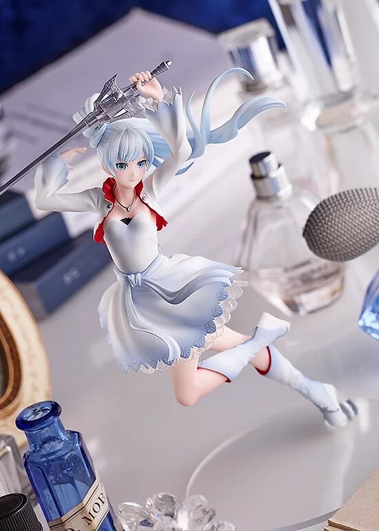 Original GSC RWBY Weiss Schnee Ice queen POP UP PARADE Anime Figure Toys 17cm PVC Model Collectible Kids Birthday Xmas Gift