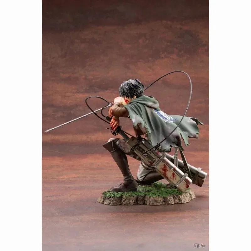 Genuine Goods in Stock Kotobukiya Levi Ackerman ARTFX J Attack on Titan Fortitude Anime Portrait Model Toy Collection Doll Gift