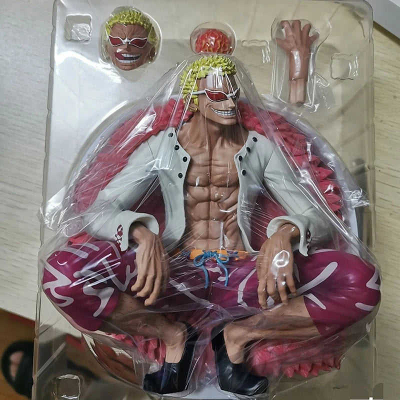 Anime One Piece Figure Donquixote Doflamingo Action Figure One Piece Shichibukai Hen 16cm PVC Collection Model Doll Gifts Toys