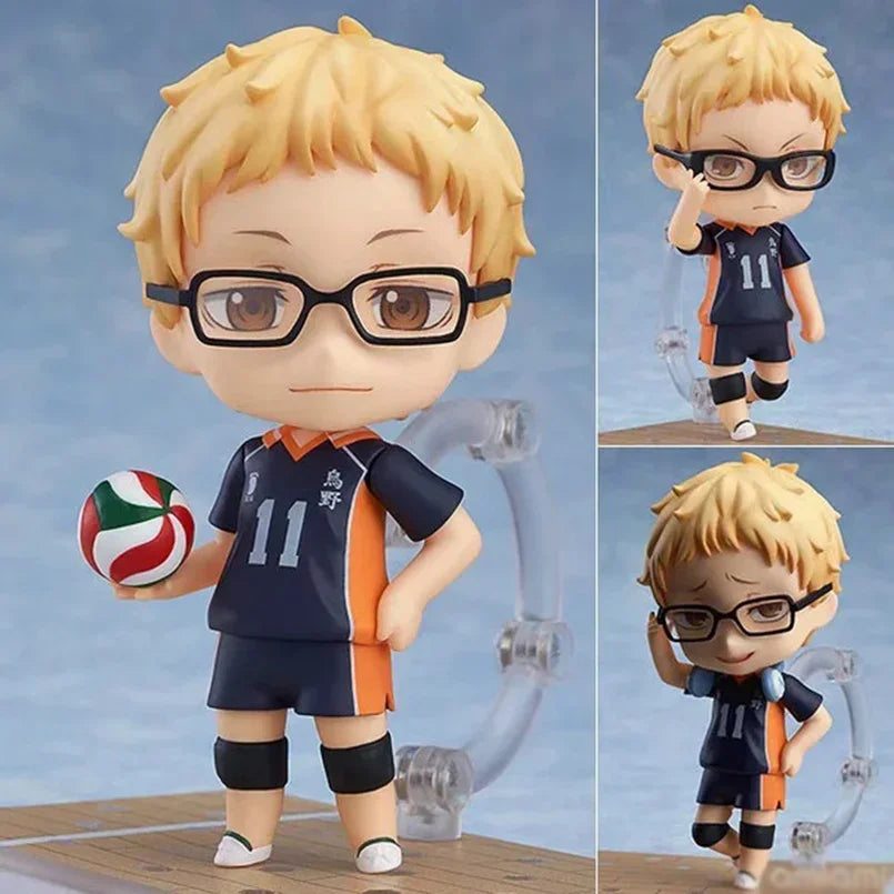 10CM Haikyuu Figure Hinata Shoyo PVC Action Figure tobio Kenma Tooru 489# 563# 461# 605# Anime Haikyuu Nekoma Model Figurine